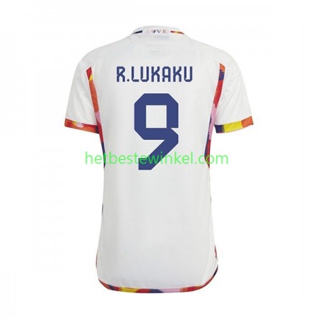 België Lukaku 9 Voetbalshirts Uit WK 2022